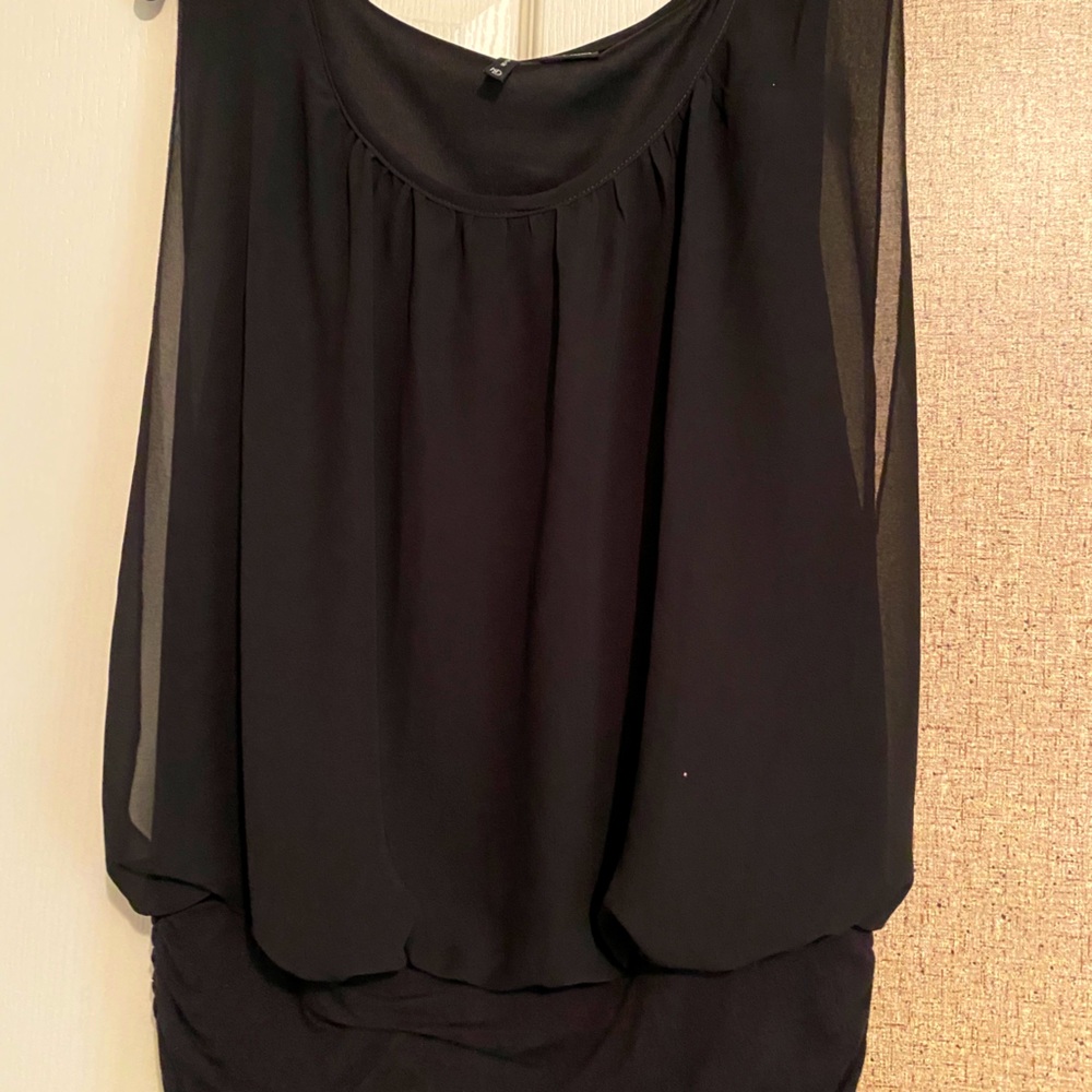 New directions, Black dress shirt, sleeveless